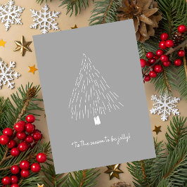 Tis the Season to be Jolly Holiday Card カード