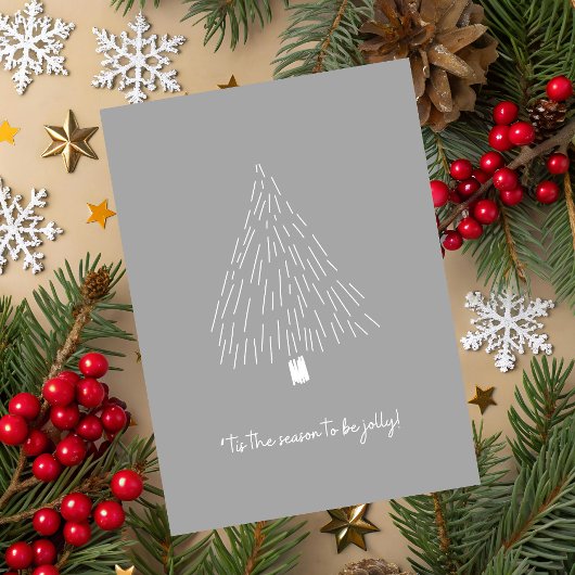 Tis the Season to be Jolly Holiday Card カード