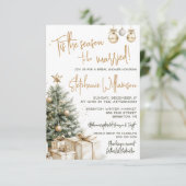 'Tis the Season to be Married!  Bridal Shower 招待状 (スタンド正面)