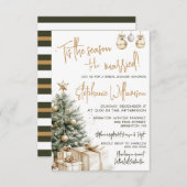 'Tis the Season to be Married!  Bridal Shower 招待状 (正面/裏面)