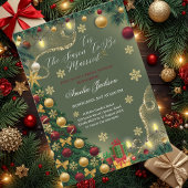 Tis the Season to be Married Bridal Shower 招待状