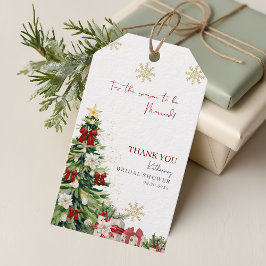 Tis the Season to be married Bridal Shower favor ギフトタグ