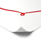 Tis the Season to be Married Bridal Shower Welcome ポスター (角)