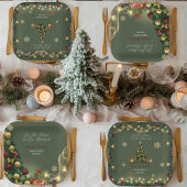 Tis the season to be married paper plates ペーパープレート
