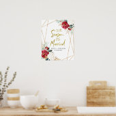 Tis The Season to Be Married Welcome ポスター (キッチン)