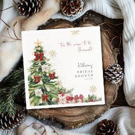 Tis the Season to be married Winter Bridal Shower  スタンダードカクテルナプキン