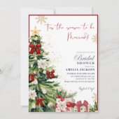 Tis the Season to Be Married Winter Bridal Shower 招待状 (正面)