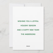 'Tis the Season to Be Reading  シーズンカード (裏面)