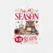 'Tis The Season to Be Reading メタルオーナメント (裏面)