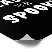 Tis The Season To Be Spooky Funny Design ポスター (角)
