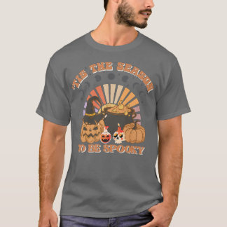 Tis The Season To Be Spooky Moonphase Pumpkin Hall Tシャツ