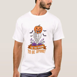 Tis The Season To Be Spooky Skeleton Hand Hallowee Tシャツ