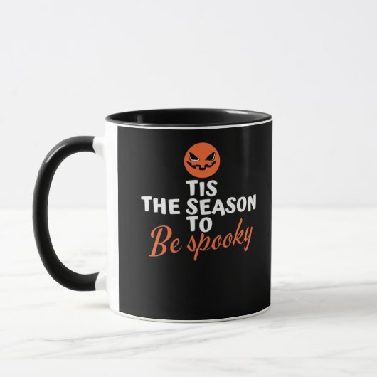 Tis The Season To Be Spooky Spirit Halloween マグカップ (左)