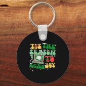 Tis The Season To Echo Joy Xmas Sonographer Ultras キーホルダー (正面)