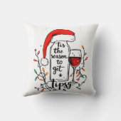'Tis The Season to Get Tipsy  クッション (裏面)