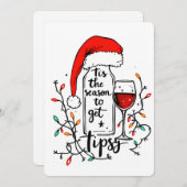 'Tis The Season to Get Tipsy シーズンカード (正面/裏面)
