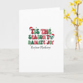 Tis The Season To Joy Nuclear Medicine Christmas N カード (黄色い花)