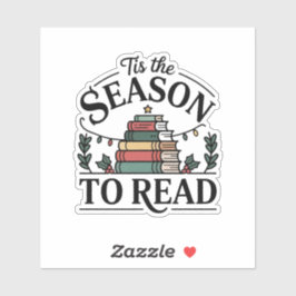 Tis the Season to Read Holiday Book シール