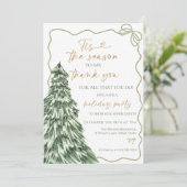 Tis the season to say thank you Holiday Party 招待状 (スタンド正面)