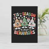 Tis The Season To Shape Behavior Analyst Christmas シーズンカード (スタンド正面)