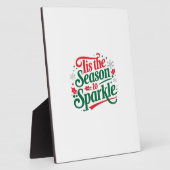 Tis The Season To Sparkle フォトプラーク (側面)