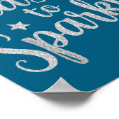 Tis The Season To Sparkle Christmas Xmas Holiday ポスター (角)