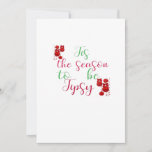Tis The Season To Tipsy Christmas シーズンカード