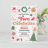 Tis The Season Two Celebrate Christmas Birthday 招待状 (スタンド正面)