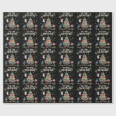 Tis the Season Wizard School Christmas Cozy Magic ラッピングペーパー (フラット)