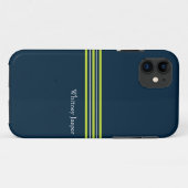 Tisbury -海軍緑の白iPhone 5の箱 Case-Mate iPhoneケース (裏面(横))