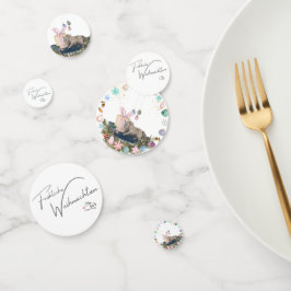 Tisch Konfetti Weihnachtsmotiv mit Pferd コンフェッティ