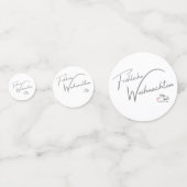 Tisch Konfetti Weihnachtsmotiv mit Pferd コンフェッティ (裏面)