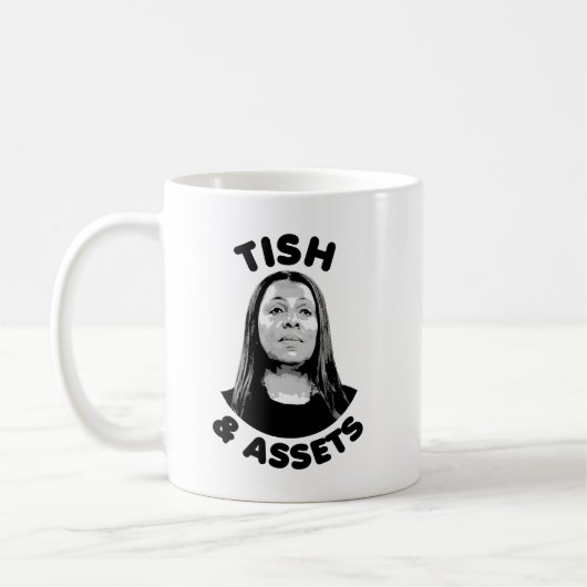 Tishと資産 コーヒーマグカップ (左)