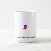 Tissinaの紫色のイカ コーヒーマグカップ (中央)