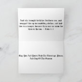 Tissotの「主イエス・キリストの誕生」カード シーズンカード (内部)