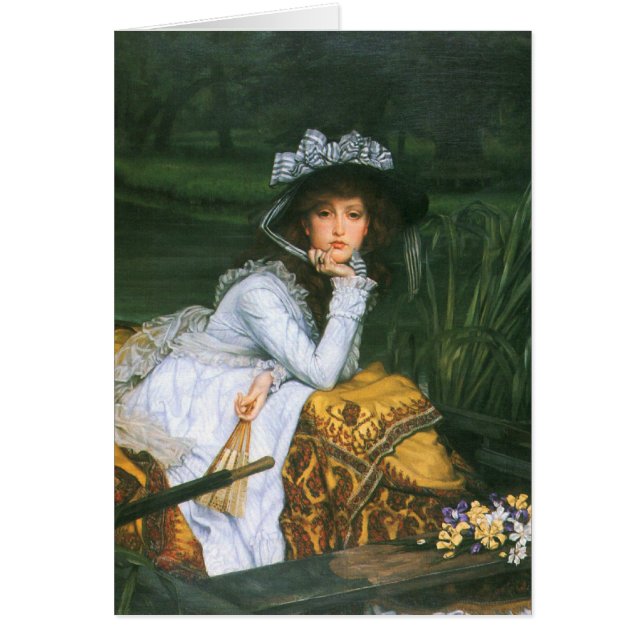 Tissot: ボートの若い女性 (正面)