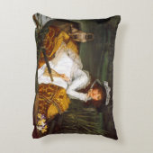 Tissot "ボートの若い女性" アクセントクッション (裏面(縦))