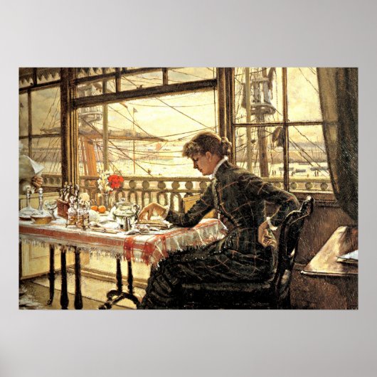 Tissot：港を見下ろす部屋 ポスター (正面)