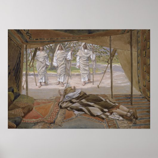 Tissot - Abraham And The Three Angels 1896 ポスター (正面)