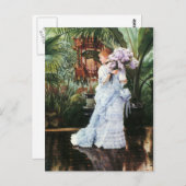 Tissot: Lilacs ポストカード (正面/裏面)