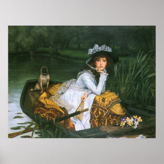 Tissot: Young Lady in a Boat ポスター (正面)