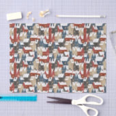 Tissue Paper (25cm x 38cm) - Christmas Houses 薄葉紙 (クラフト)