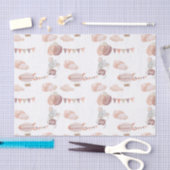 Tissue Paper (25cm x 38cm) - Mouse With Balloons 薄葉紙 (クラフト)