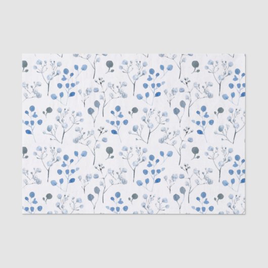 Tissue Paper (25cm x 38cm) - Winter Pattern 薄葉紙 (正面)