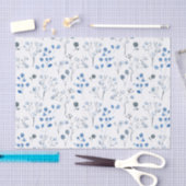 Tissue Paper (25cm x 38cm) - Winter Pattern 薄葉紙 (クラフト)