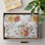 Tissue Paper (3) Gorgeous Red & Gold Peonies 薄葉紙 (ギフト)