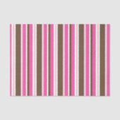Tissue Paper Brown & Pink Stripe 薄葉紙 (正面)