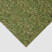 Tissue Paper - Green And Gold Pattern 薄葉紙 (詳細)
