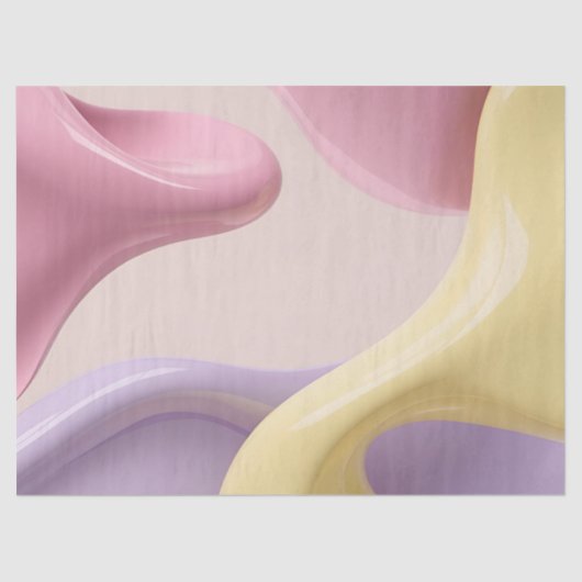 Tissue paper in stylish abstract graphic 薄葉紙 (正面)