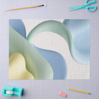 Tissue paper in stylish abstract graphic 薄葉紙